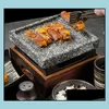 BBQ Grills Mini grilla Grill Rowek Rowka Skałka do pieczenia Teppanyaki Płytka stekowa Wysoka temperatura Łupka RRB12819 DOSTAWA DOSTAWY HOM OTDOW