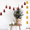 Kerstdecoraties 2.5m Mini Xmas Tree Paper Garland Merry Wall Hanging Ornament for Home Party Year Navidad Cadeau