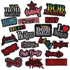 Patchs de vêtements Personnalisez les patchs de tissu de repassage mixtes Badges de musique de groupe de rock Autocollants brodés punk pour veste Jeans DIY Applique