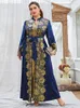 Plus Size Kleider TOLEEN Frauen Maxi 2023 Luxus Chic Elegante Langarm Stickerei Muslimischen Türkei Abend Party Hochzeit Kleidung