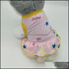 Hundkl￤der Princess Pet Dress Cat Costume Spring Summer Dresses Thin Soft Stretch Stretch Closefitting Mini Kjol Drop Delivery Othyx
