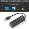 2.0 HUB 3/6 Porte Multiple USB Splitter Power TF/SD Card Reader Accessori per computer per Windows Mac OS