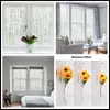 Window Stickers Privacy Film Stained Glass Non-Adhesive Anti UV Static Cling Home Decorative For Office