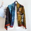Scarves High-end Elegant Women Exquisite Crystal Butterfly Wings Double-sided Print Quality Silk Wool Handrolled Edge Large Scarf Shawl