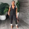 Women's Two Piece Pants Fashion OL Women Set Sexy V-Neck Single Breasteed Sleeveless Vest Tops Elegant Office Suits Commuter Outfits