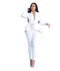 Women's Two Piece Pants 2023 Latest Fashion 2 Sets Woman Elegant Ruffled Air Layer Professional Wear Uniform Casual Temperamental Commute