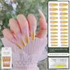 False chiodi da 24 pcs a forma T Pressa su coperture indossabili per unghie indossabili fingingernail finto