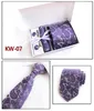 Bow Ties Men's Tie/Square Scarf/slipsklipp/manschettknappar Set Paisley midja Blomma slips presentbox Grupp Affärsdräkt bröllop