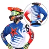ملابس للدراجات النارية مجموعة تروس موتوكروس جيرسي سباق رجالي ملكة جمال الملابس دراجة نارية على الطرق الوعرة Enduro ATV BMX 180360 MX Printing