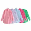 Blouses Femme Femme Manches Longues Chemise Verte Ample S M L Rose Bleu