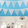 Party Decoration 12 Flags 3.2m spetsblommor Pennant Bunting Wedding Decor Banner Banner