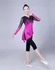 Stage Draag etnische dans Sarong Gymnastics Body Netting Practice vrouwelijke volwassen top klassieke kleding