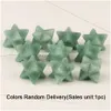 Stone Sixpointed Stars Shape Crystal Merkaba Natural Diy Jewelry Chakra Wiccan Reiki Healing Energy Protection Decoration Gift Drop D Dhas9