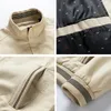 Giacche da uomo Giacca casual da uomo 2023 Primavera Autunno Moda Cotone Giacca a vento sottile Cappotto Bomber Tattiche militari Outdoor