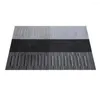 Bord mattor kuddar placemat andningsbar värmebeständig PVC-gradient design skålmatta för matsal dekoration tillbehör