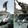 Herrjackor vinter män varm kamouflage militär taktisk för vattentät vindbrytare jacka rockar armékläder
