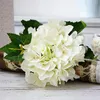 Decoratieve bloemen kunstmatige hortensia bloemenkop 45 cm nep zijden enkele hortensia's voor bruiloft centerpieces thuisfeest