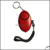 Party Favor 130Db Self Defense Alarm For Girl Women Security Protect Alert Personal Alertor Safety Scream Loud Keychain Carry Around Dhjbc