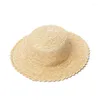 Chapéus de aba larga 2023 verão feminino boater de praia chapéu lateral feminino casual panamá dama clássica palha plana fedora