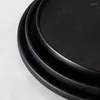 Plates European Ceramic Plate Simplicity Western Steak Dishes Matte Restaurant Serving Tray Creativity Home Kitchen Tableware