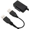 Praktisches SATA-zu-USB-2.0-Kabel für 2,5-Zoll-externe HDD-SSD-Festplatte, 22-poliger Adapter-Konverter, 30-cm-Laptop