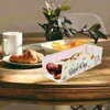 Presentförpackning 100 st papper matbricka container hundhållare raclette set box muffin majs hundar brickor