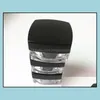 Packing Bottles 5Gram Plastic Jar Square Shape Clear Pot Black Cap Cosmetic Sample Eyeshadow Lip Balm Container Nail Art Piece Glitt Dhu3P