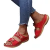 Sandalen Damen Damenschuhe Strand Hohle Blume Keilplattform Römischer Stil Damen 2023