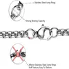 Chains 4mm Round Box Chain Necklace For Men Women 304 Stainless Steel Vintage Silver Thick Grunge Jewelry Gift Halloween Colar Choker