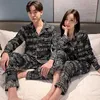 Dames slaapkleding lente / zomer 2023 satijnen pyjama's passen lange mouwen broek paar sexy eenvoudige stijl zijden dames thuisservice