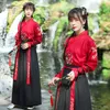 Ropa étnica china tradicional tradicional antiguo Hanfu artes marciales hanfu estilo retro de manga larga falda larga dibujante estreal strea