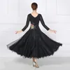 Stage Wear National Standard Vêtements de danse Moderne Salle de bal Danse Performance Vêtements Femme Big Swing Robe Valse Pratique Jupe