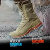 Stövlar Autumn 2023 Army Combat for Mens Anti Slip Military Footwear Men Designer Tactical Training Shoe Man Non-Slip