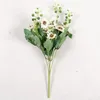 Decorative Flowers Artificial Greenery Plants Outdoor UV Resistant Fake Plastic For Outside Window Box Hanging Planter D