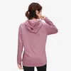 Vêtements de sport Pull à capuche Velours Sweat à capuche de sport Automne et hiver Séchage rapide Respirant À manches longues Upper Femme Femme Yoga Running