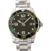 Herrklocka Japan 8215 Automatisk urverk Safirglas Lysande keramik Bezel Armbandsur Stålarmband Klockor 41mm