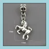 Metals Pretty Charms Beads Sier Plated Jewelry Bracelets Necklaces For Making Drop Delivery Dh0Ev