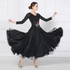 Stage Wear National Standard Vêtements de danse Moderne Salle de bal Danse Performance Vêtements Femme Big Swing Robe Valse Pratique Jupe