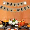 Décoration de fête bannière personnalisée créative Halloween Portable tirer drapeau fond heureux réutilisable pour décor de salon