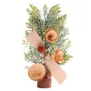 Dekoracje świąteczne 1PC mini drzewo dekoracje kreatywne biurko Xmas Home Crafts Party Materiały