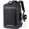 Mochila 40L Gran capacidad Extensible Viajes de negocios Hombres Multifuncional Noche Reflectante 17 "Ordenador portátil Mochilas