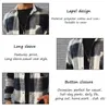 Chemises décontractées pour hommes Jodimitty Hommes Mode Automne Plaid Flanelle Homme Manches longues Soft Confort Slim Fit Styles Veste Cardigan