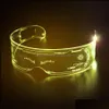 Other Event Party Supplies Christmas Colorf Luminous Glasses For Music Bar Ktv Valentines Day Decoration Led Goggles Festival Perf Otcf0