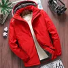 Men's Jackets Outdoor Jacket Men Waterproof Winter Fur Lined Warm Coats With Hood Hooded Windproof Trekking Hiking Thicken Coat