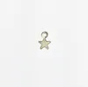 Charms Eruifa 40pcs 5mm Iron Finding Dangling Star DIY Pendant Silver And Gold Jewelry Handmade 2 ColorsCharms