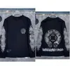 T-shirt a maniche lunghe di qualità classica CHIRT MASSIONE LUNGA CHROMI FASHIRTS FASHIRTS DESIGNER WOMENS WOMENSHOE POLLOVER CROPPOVER MIGLIO