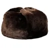 Berets gpbd winter warme beanie lederen hoed hoed hoofdlaag koepel dop buitenoorbescherming lei feng