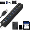 Хаб 3/6 Адаптер порта USB 3.0 Multi Splitter 2.0 HAB 3 Несколько аксессуаров для компьютера для компьютера