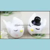 Party Favor Wedding Ceremony Bird Salt och Pepper Shaker Personlighet Brud Brudgummen Säsong Bottens kryddor POT 3 8ZL GGKK DROP DEL OTXFD