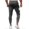 Pantalon Homme Chic Automne Hiver Cordon Doublé Polaire Jogging Sport Longueur Cheville Résistant au Froid